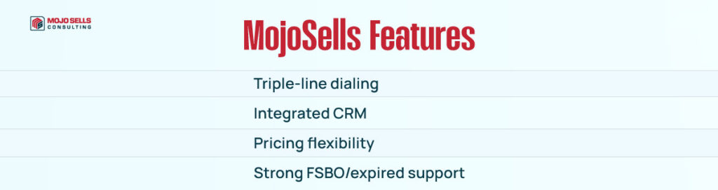MojoSells Features