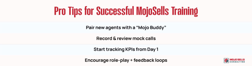 Pro Tips for Successful MojoSells Training