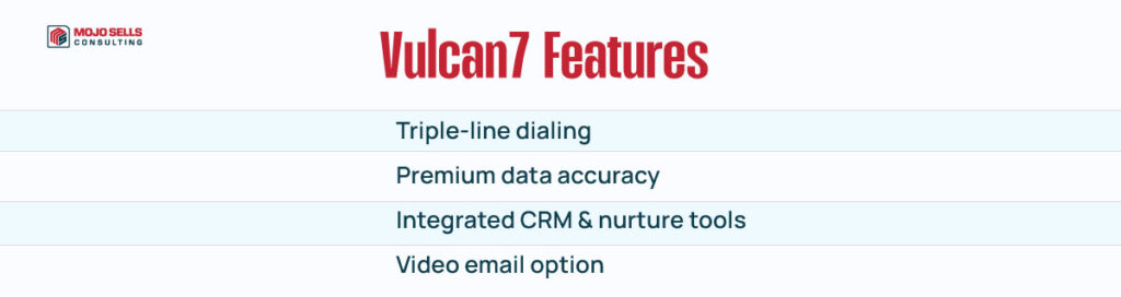 Vulcan7 Features